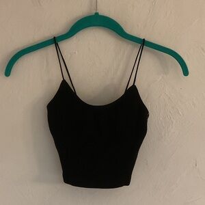 SWS Essentials Camisole Crop Top, Size S, Black, NWOT